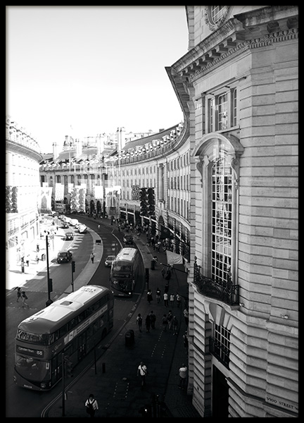 Regent Street Poster in der Gruppe Poster / Fotografien bei Desenio AB (11373)