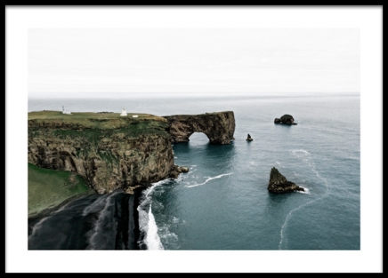 Aerial View of Dyrholaey Poster in der Gruppe Poster / Naturmotive bei Desenio AB (13378)