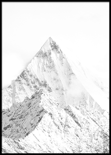 Plakate und Poster mit schönen Naturfotos, Schneelandschaft