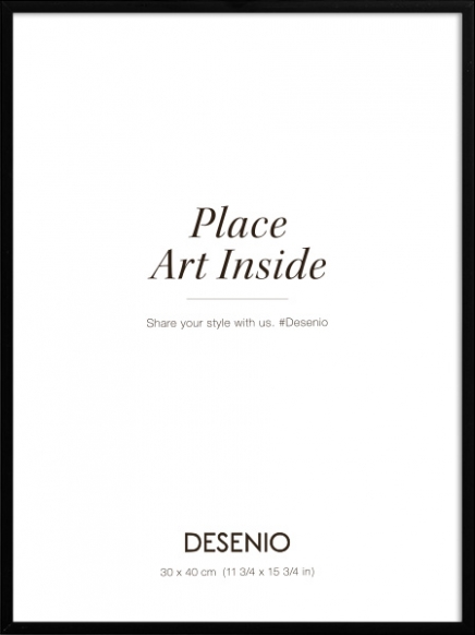 Metallrahmen schwarz, 30x40