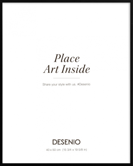 Metallrahmen schwarz, 40x50