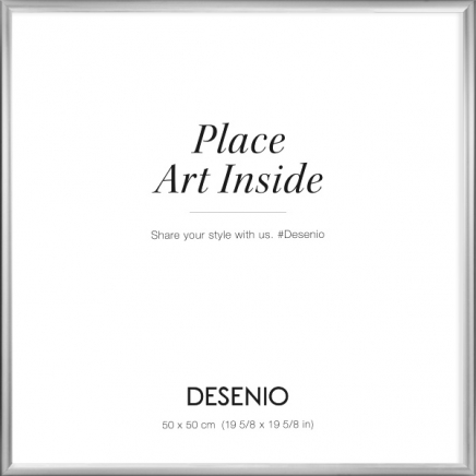 Bilderrahmen Silber, 50x50