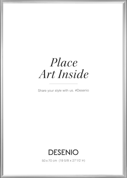 Bilderrahmen Silber, 50x70