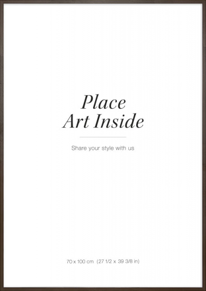 Bilderrahmen aus dunklem Holz, 70x100