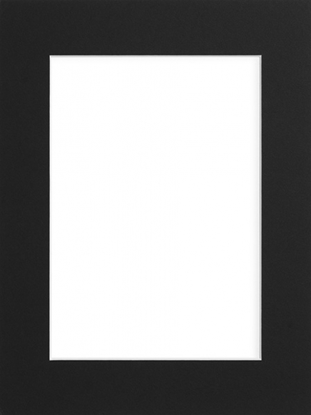 Passepartout schwarz, 30x40