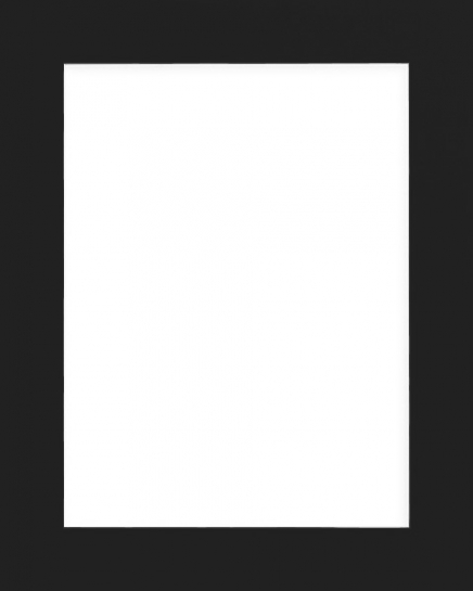 Passepartout schwarz, 40x50