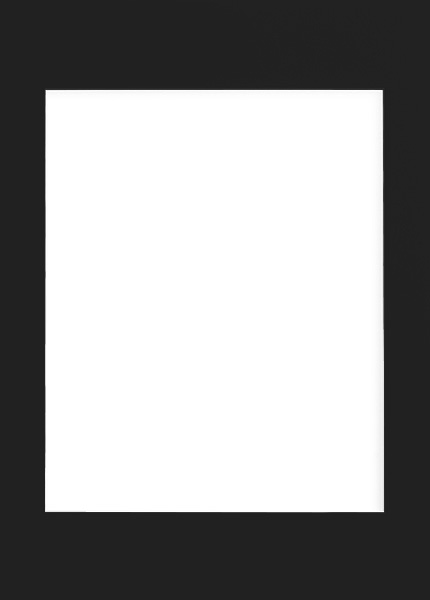 Passepartout schwarz, 50x70