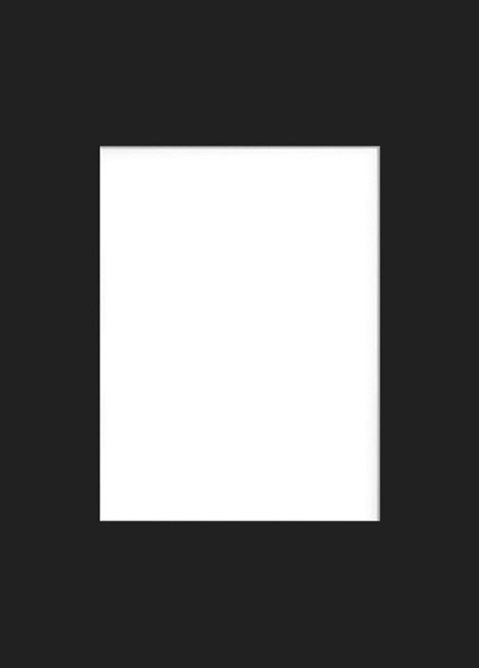 Passepartout schwarz 50x70