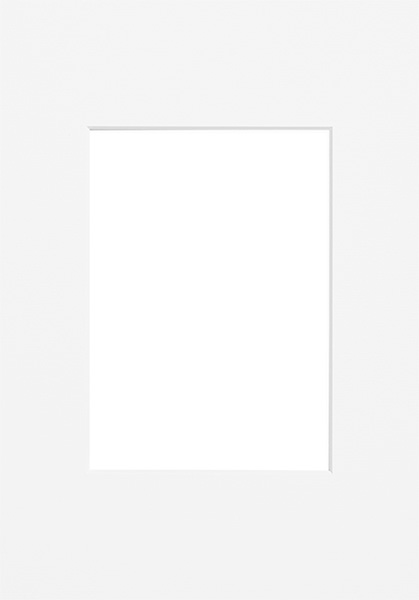 Passepartout weiß, 21x30