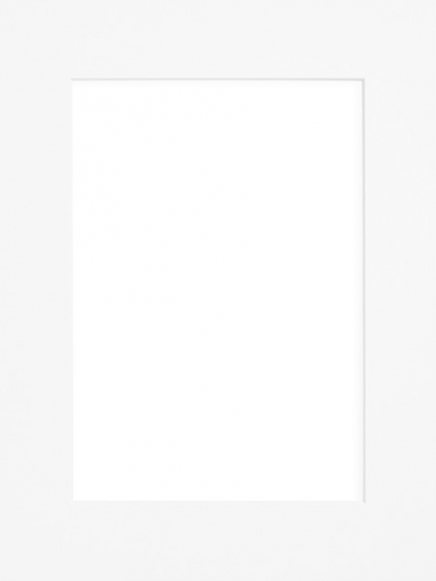 Passepartout weiß, 30x40