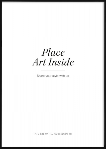 Bilderrahmen Schwarz, 70x100