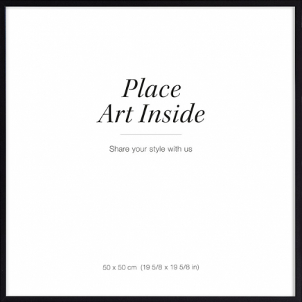 Bilderrahmen Schwarz, 50x50