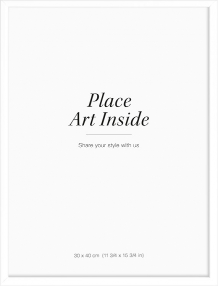 Bilderrahmen Weiß, 30x40