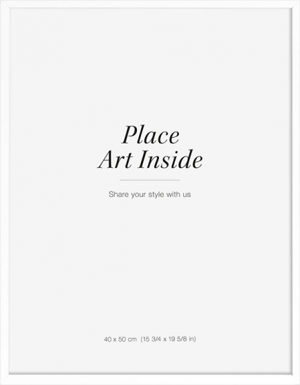 Bilderrahmen Weiß, 40x50