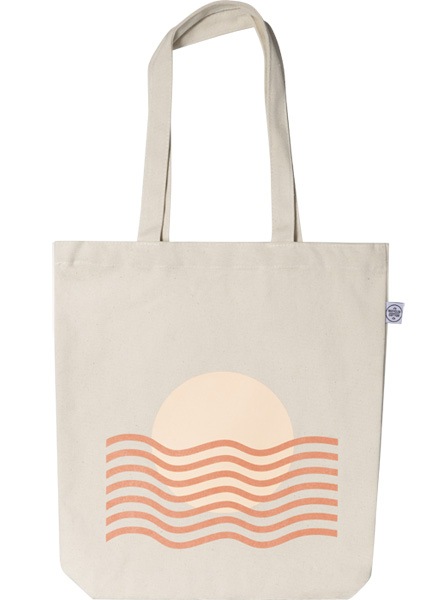 Sunset Waves Tote Bag in der Gruppe Limited edition bei Desenio AB (TOTE50144)