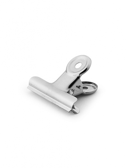 Silberne Klemme für Poster, medium