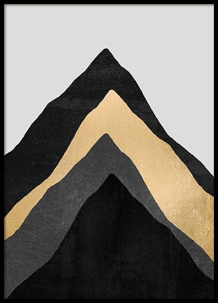 Four Mountains Poster in der Gruppe Poster / Kunstdrucke bei Desenio AB (pre0022)