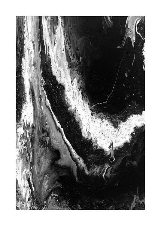 Abstract Black Poster