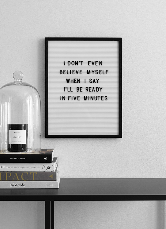 Five Minutes Poster / Humor bei Desenio AB (10357)