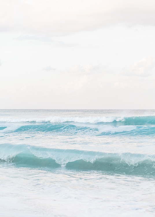 Dreamy Pastel Beach No2 Poster