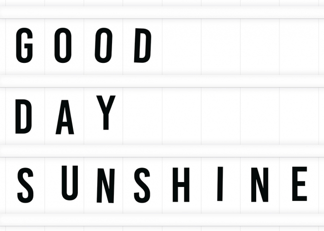 Good Day Sunshine Poster / Poster mit Sprüchen bei Desenio AB (11841)