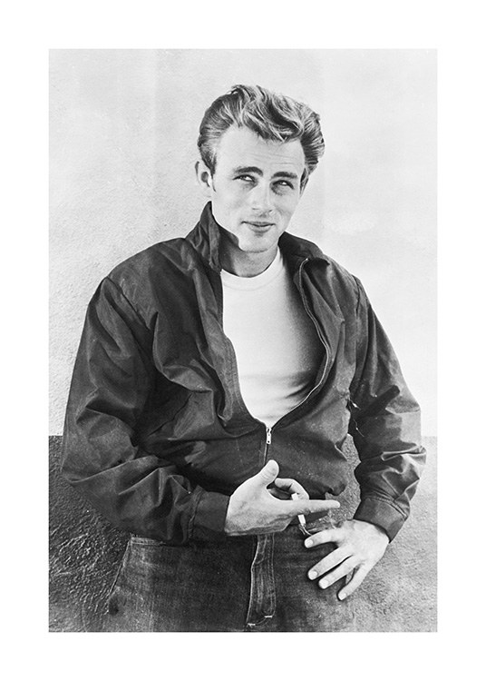 James Dean Poster Poster Mit Der Legende James Dean Desenio At