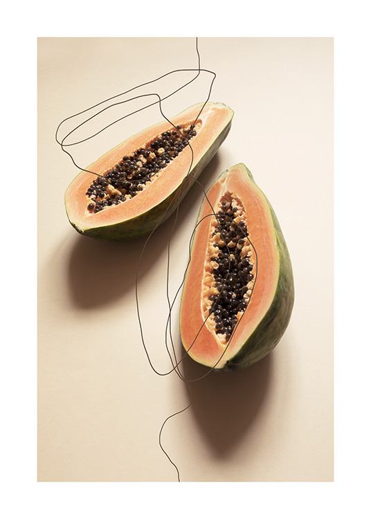 Papayas Poster