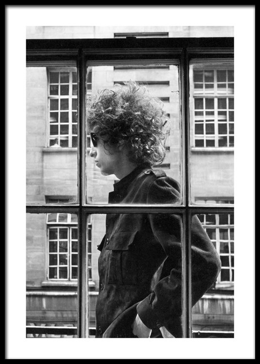 Bob Dylan Poster Bob Dylan In Schwarz Weiss Desenio At