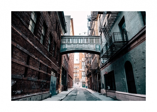 Tribeca Alleyway Poster