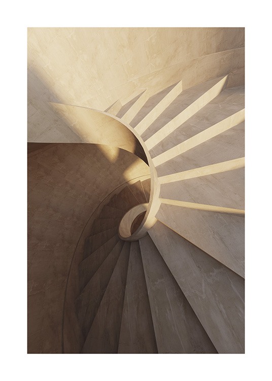 Spiral Staircase Poster