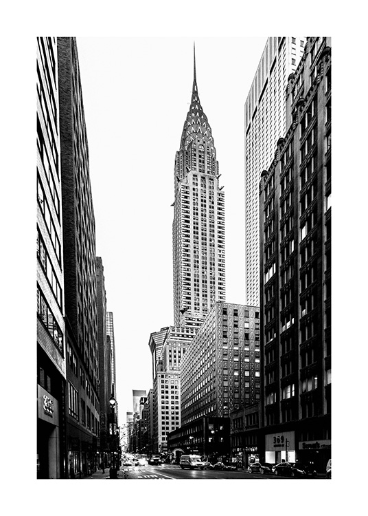Streets Of New York Poster / Schwarz-Weiß bei Desenio AB (3297)