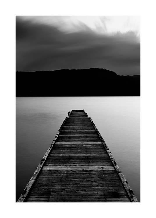Wooden Pier Poster