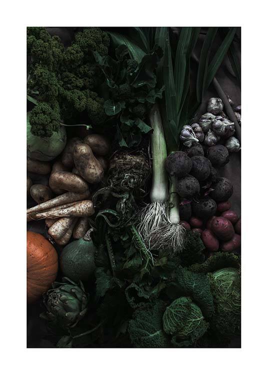 Mixed Vegetables Poster