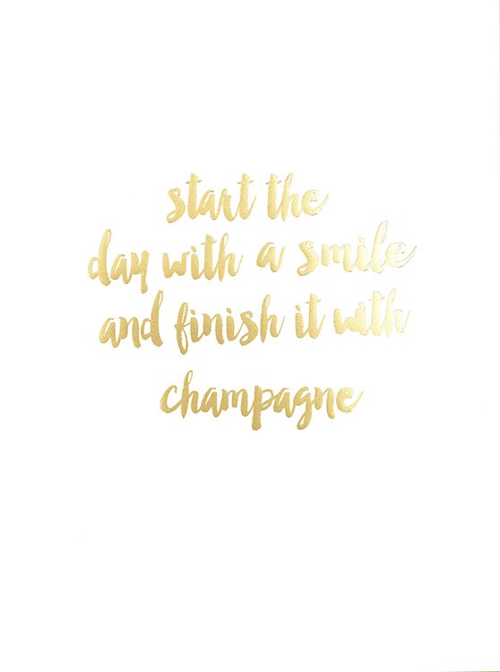 Champagne Gold, Poster