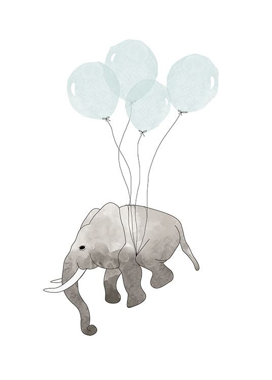 Elephant Blue, Poster 