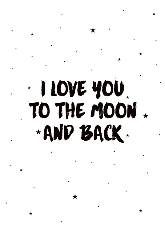 Moon And Back, Poster