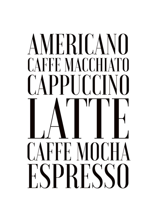 Coffee, Poster