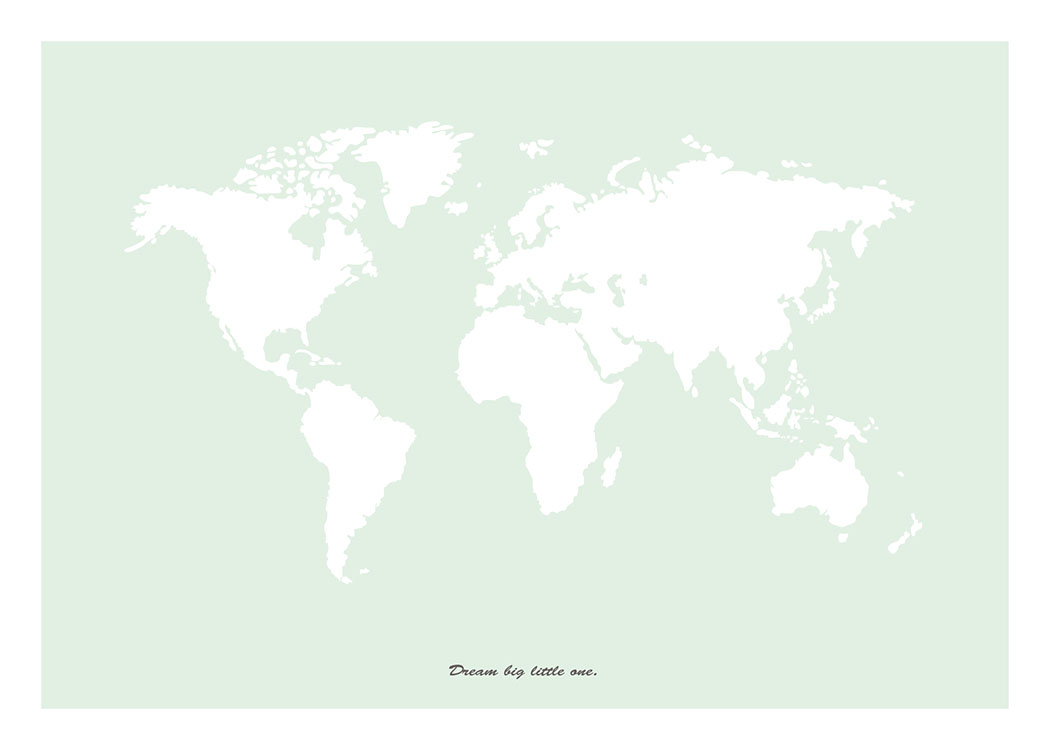 Dream Big Little One, Green, Poster