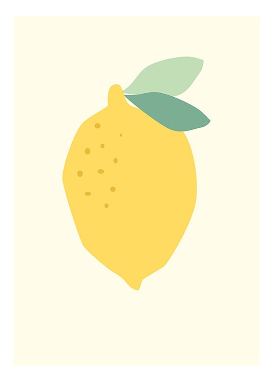 Lemon, Poster / Kinder bei Desenio AB (8464)