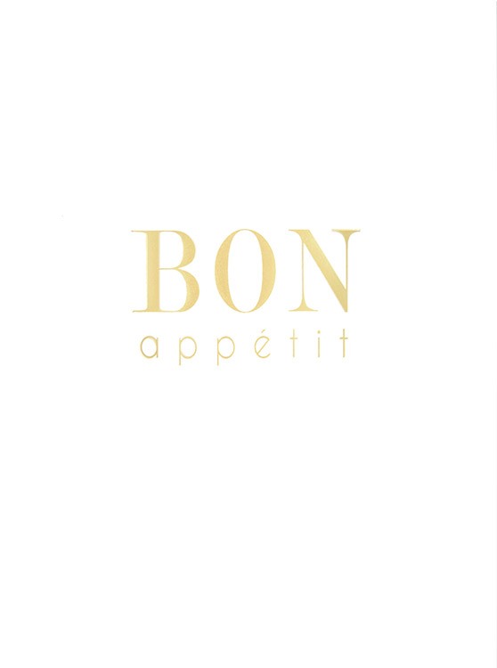 Bon Appetit Gold, Poster