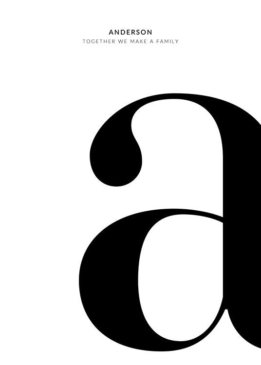 Letter Personal Poster