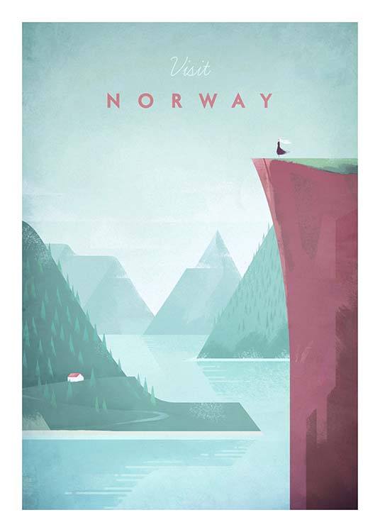 Norway Travel Poster