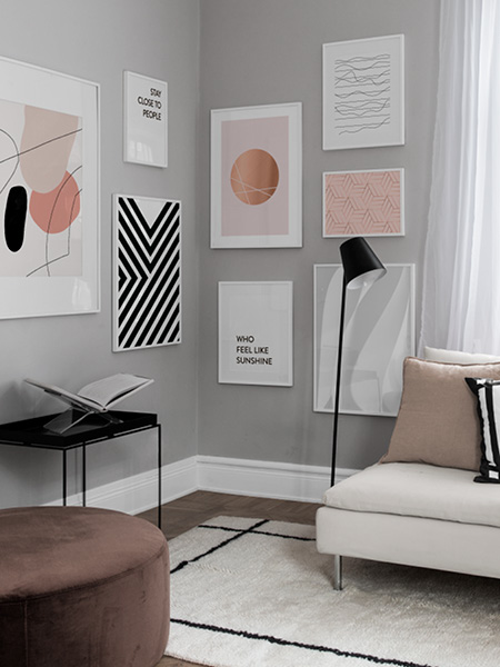 Grafische Kunstposter von Desenio